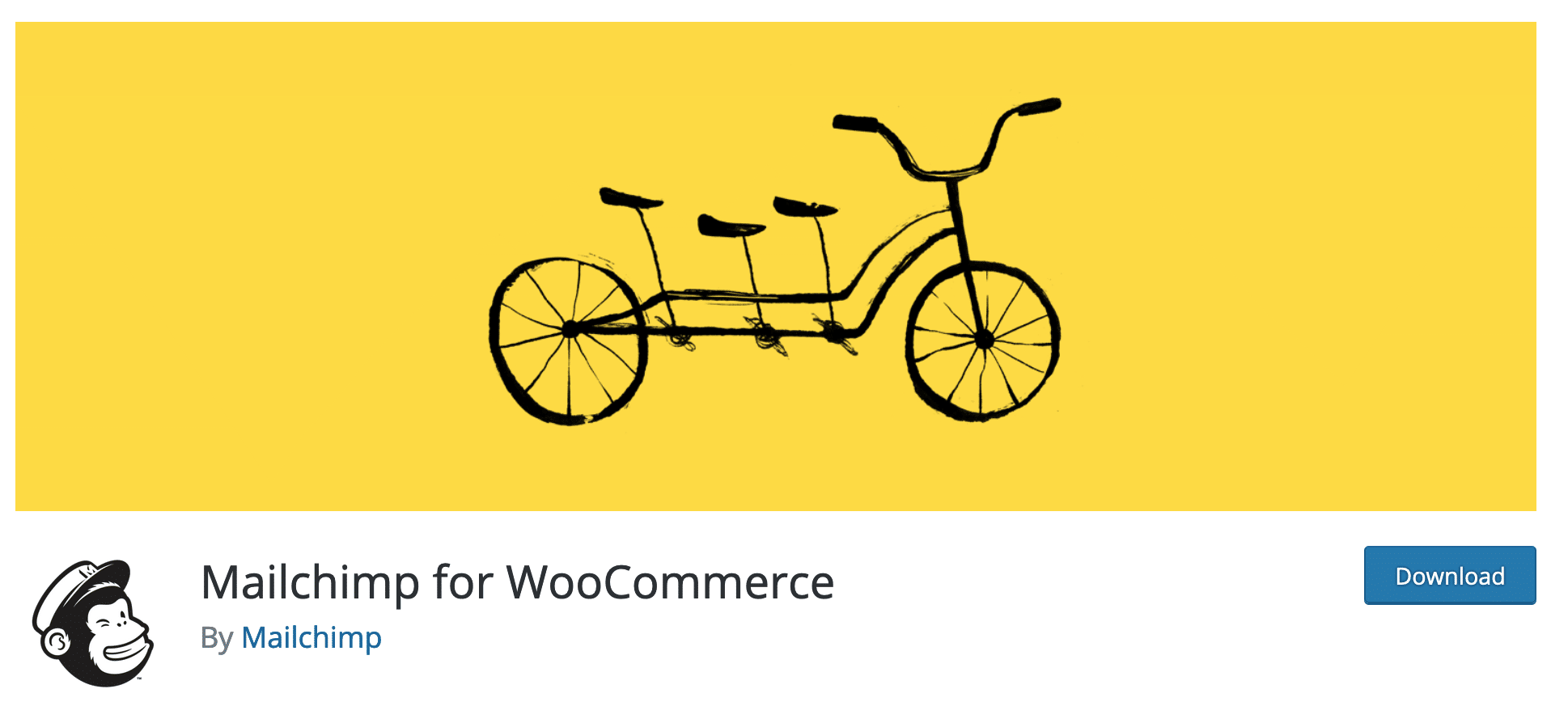 The plugin Mailchimp for WooCommerce to download on the official WordPress directory.