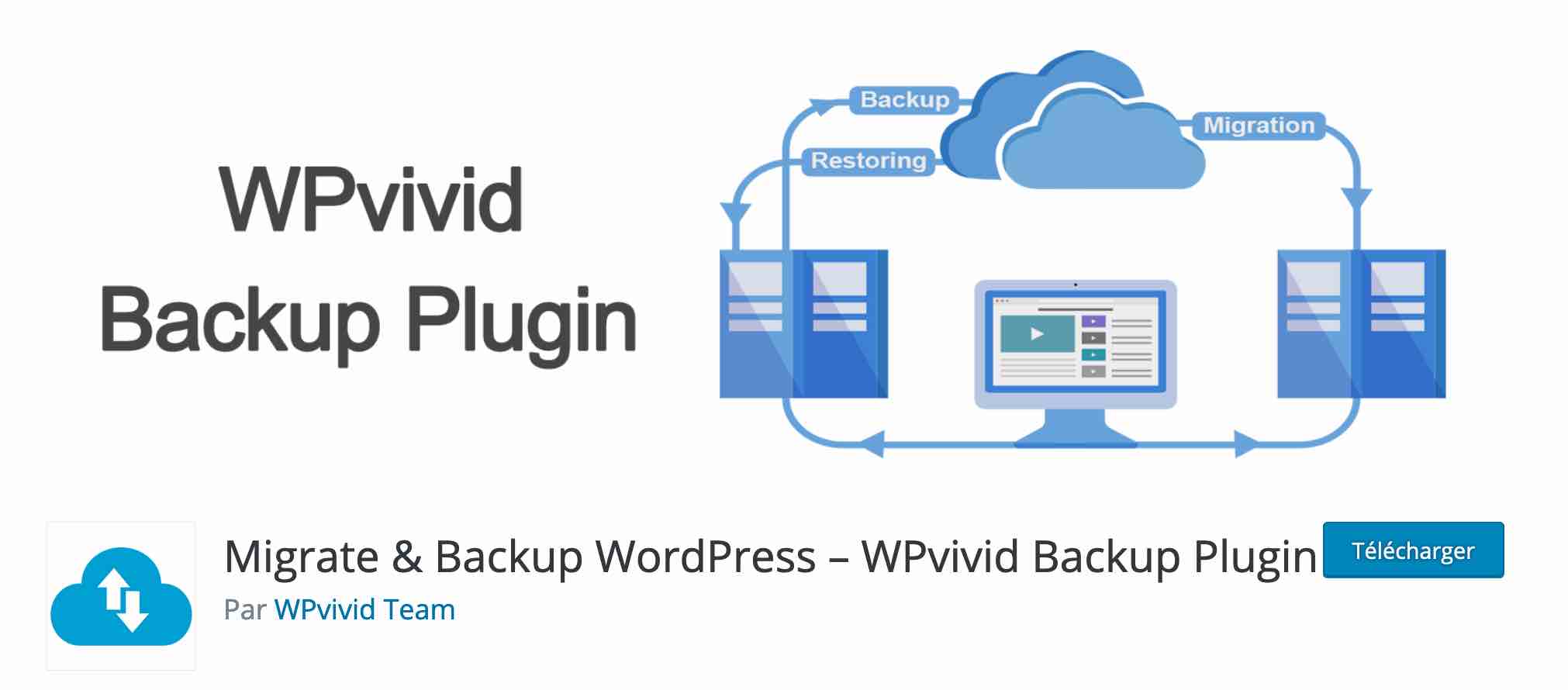 WPvivid est un plugin de migration WordPress.
