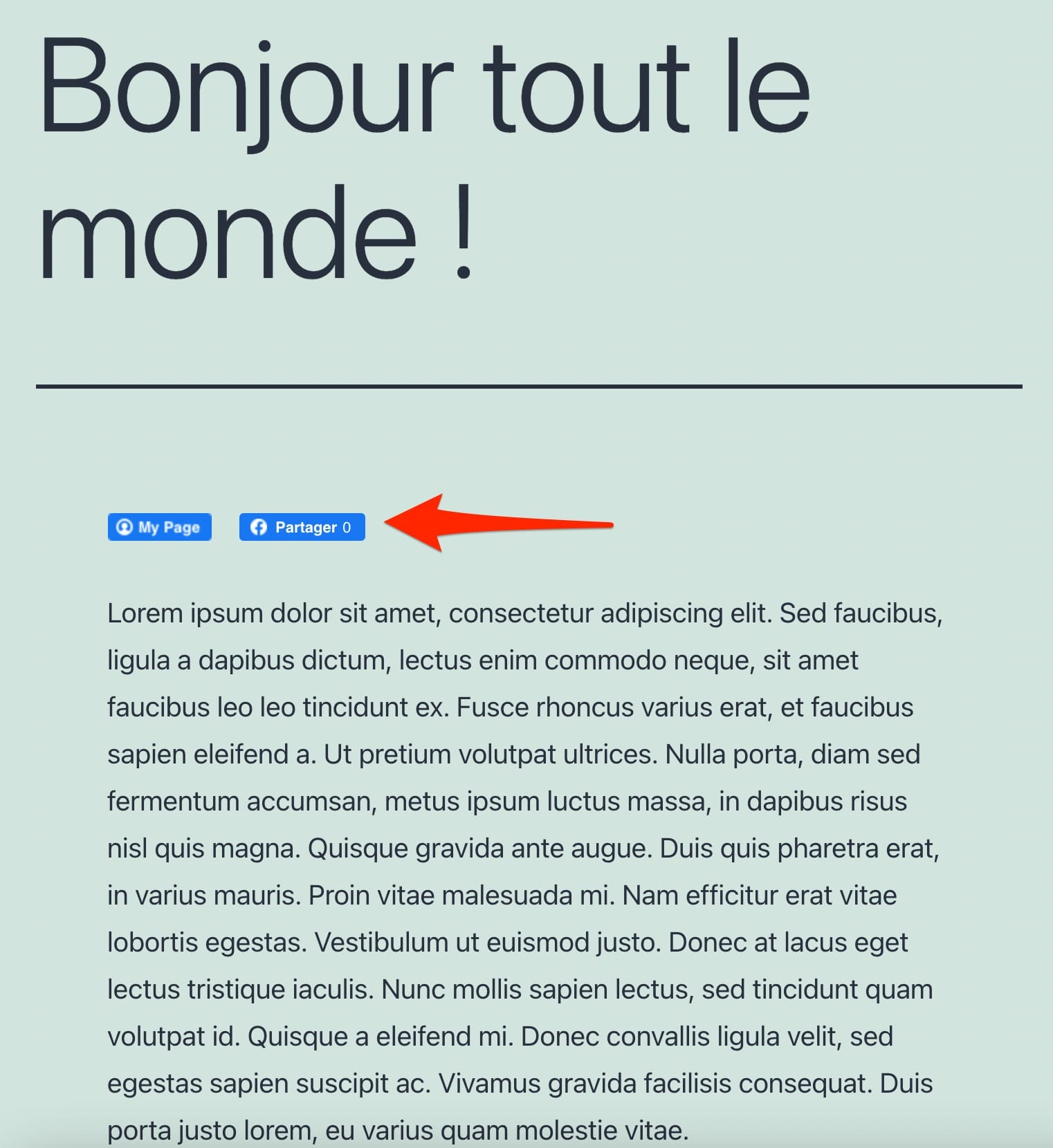 Intégration en page des boutons de l'extension de BestWebSoft.