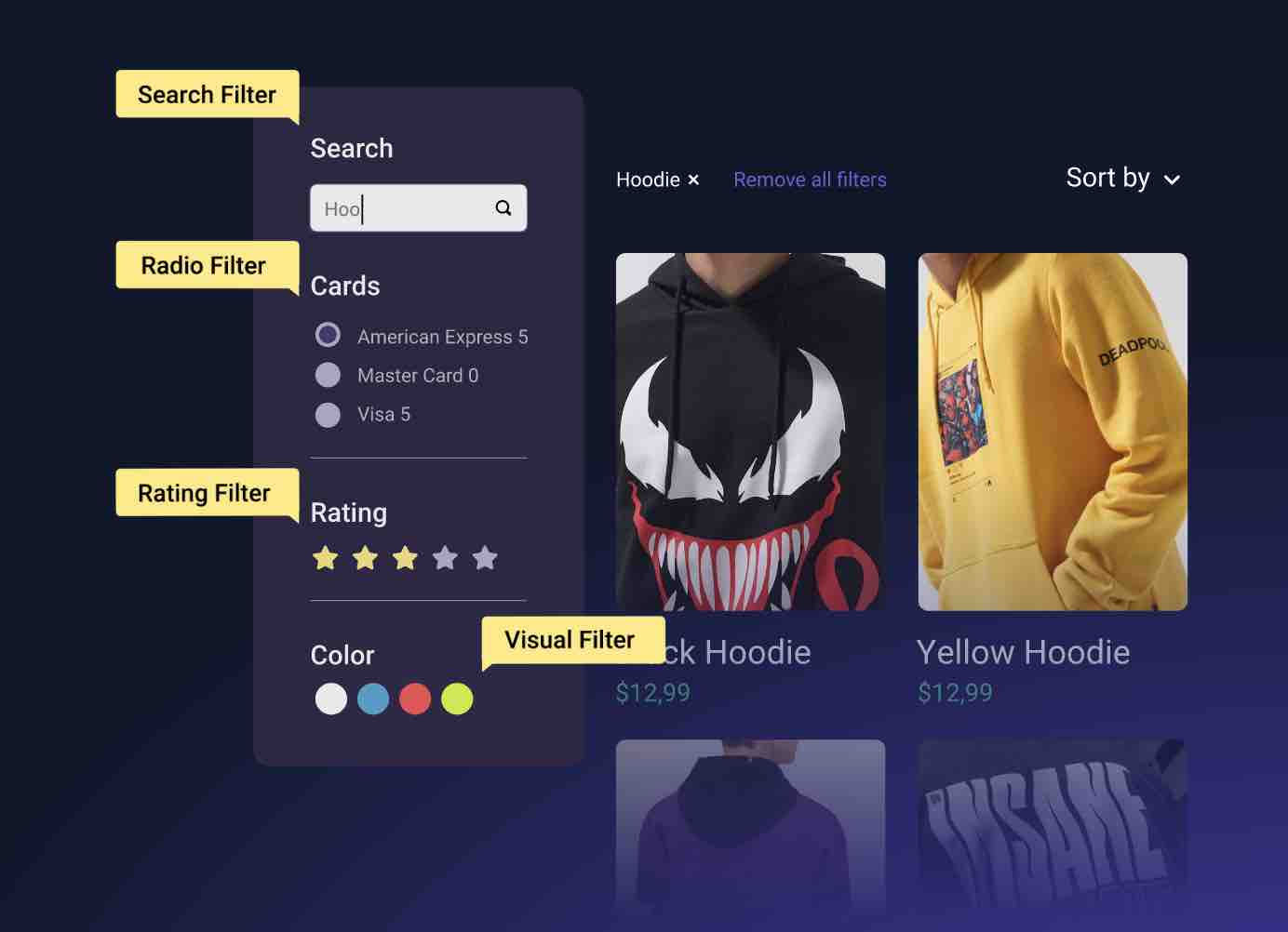 Crocoblock's JetSmartFilters adds filters to your products.