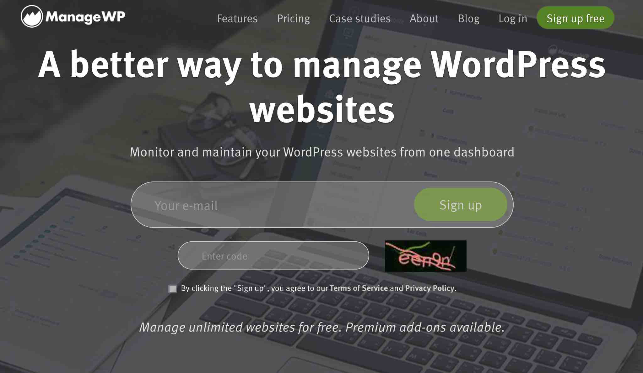 ManageWP permet d'assurer la maintenance de vos sites WordPress.