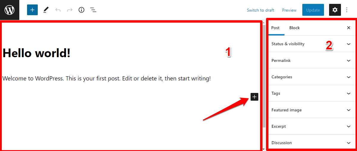 How to add a new post on WordPress.