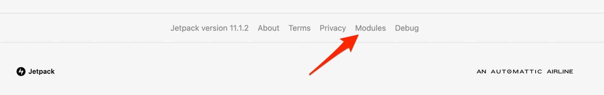 Jetpack has a dedicated page for its modules.