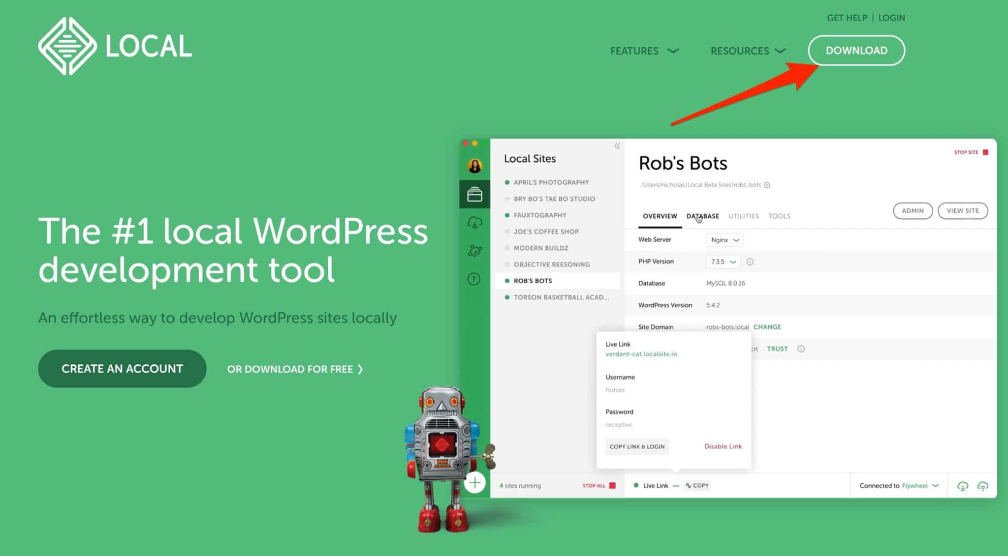 Download Local by Flywheel.