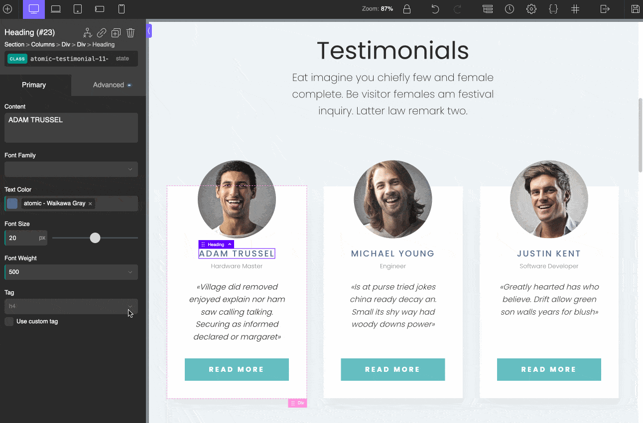 Optimize your tags in a few clicks.