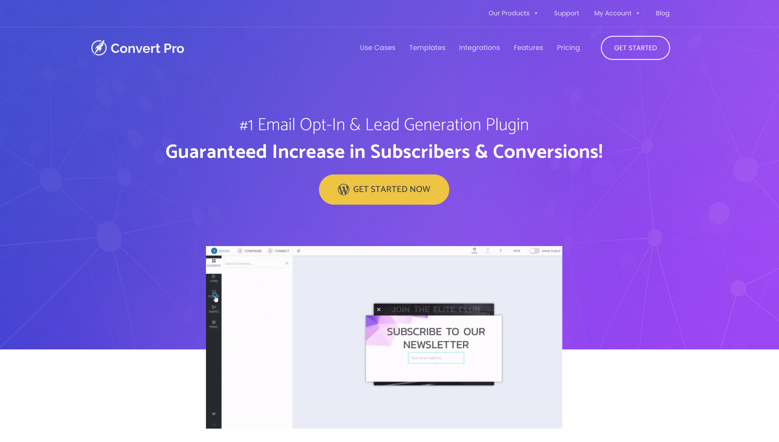Convert Pro permet de créer des popups sur WordPress.