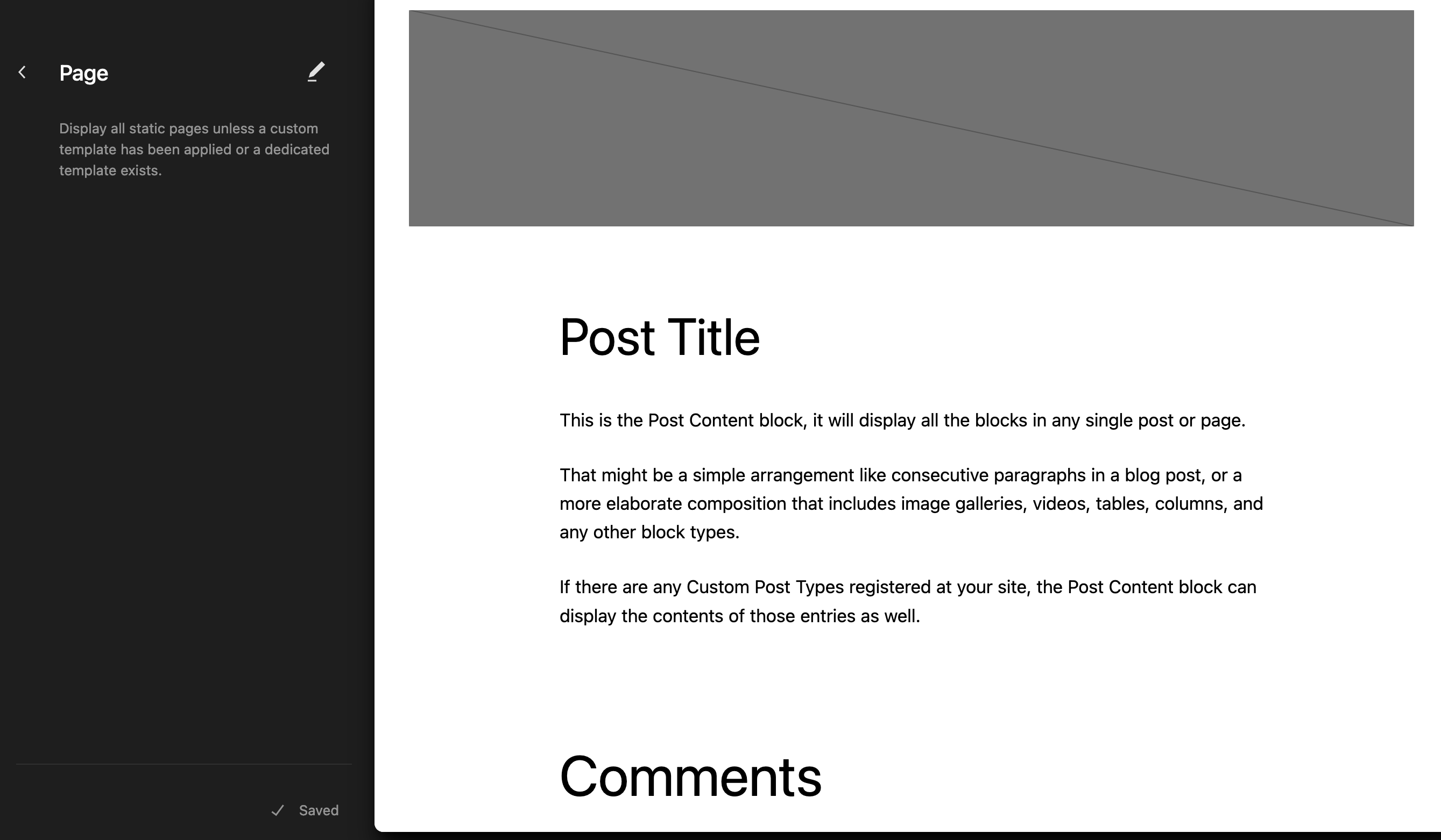 The WordPress Site Editor.