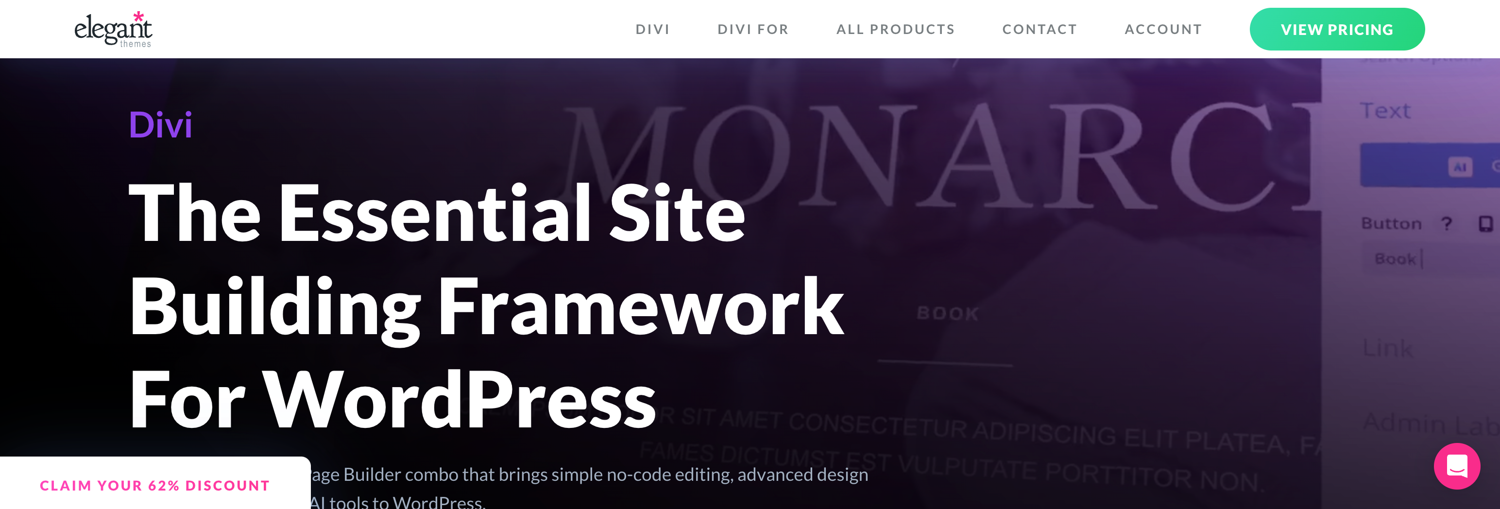 Divi Builder est un constructeur de page WordPress.