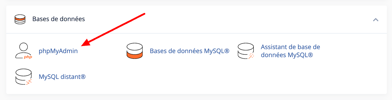 Vous pouvez modifier votre mot de passe WordPress avec phpMyAdmin.