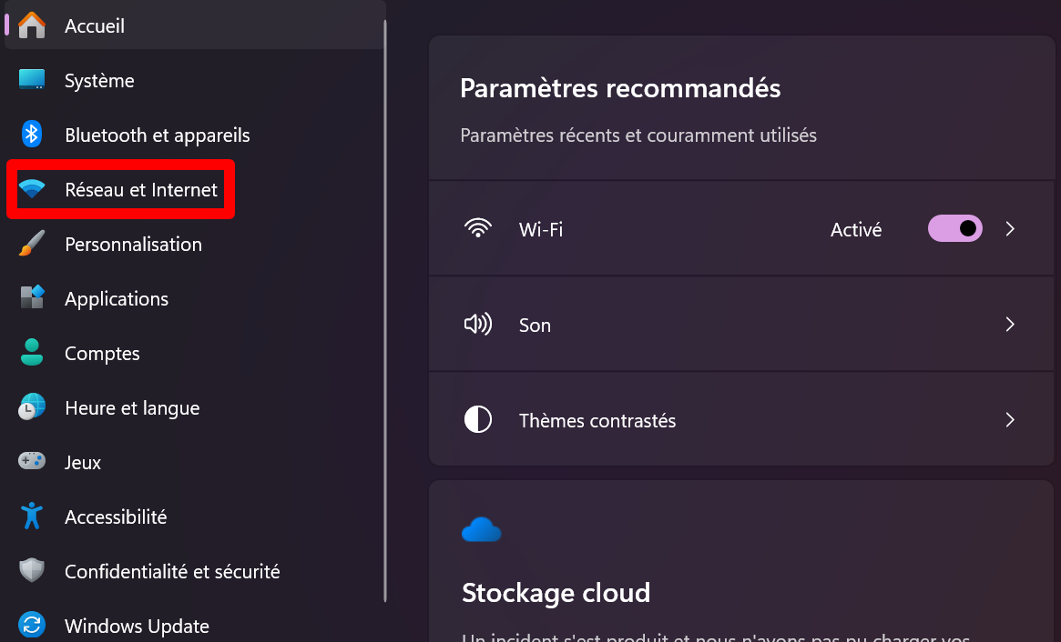 Réinitialisation des paramètres réseau sur Windows pour résoudre l'erreur ERR_NAME_NOT_RESOLVED