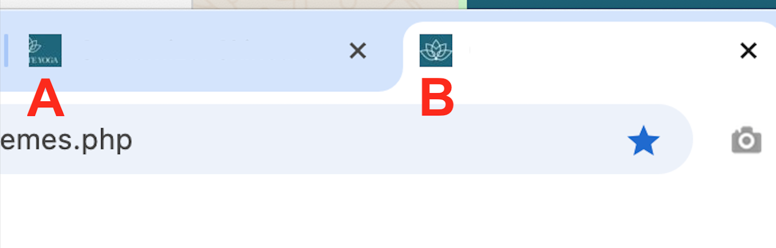 c'est un jeu pour trouver si la favicon A ou B est la mieux