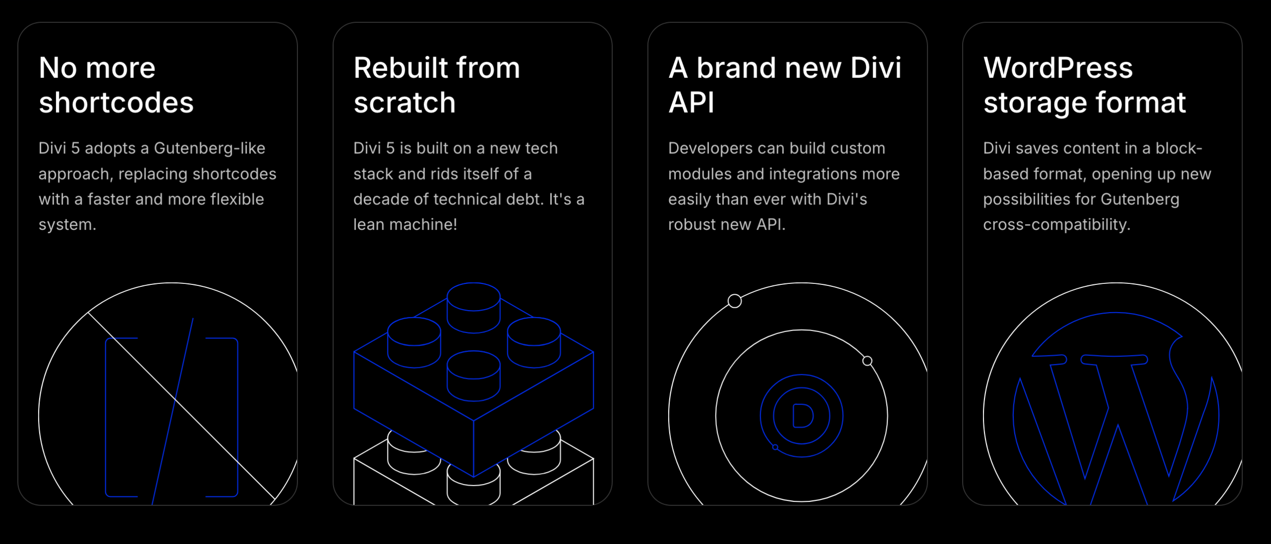 Changements sur Divi 5.